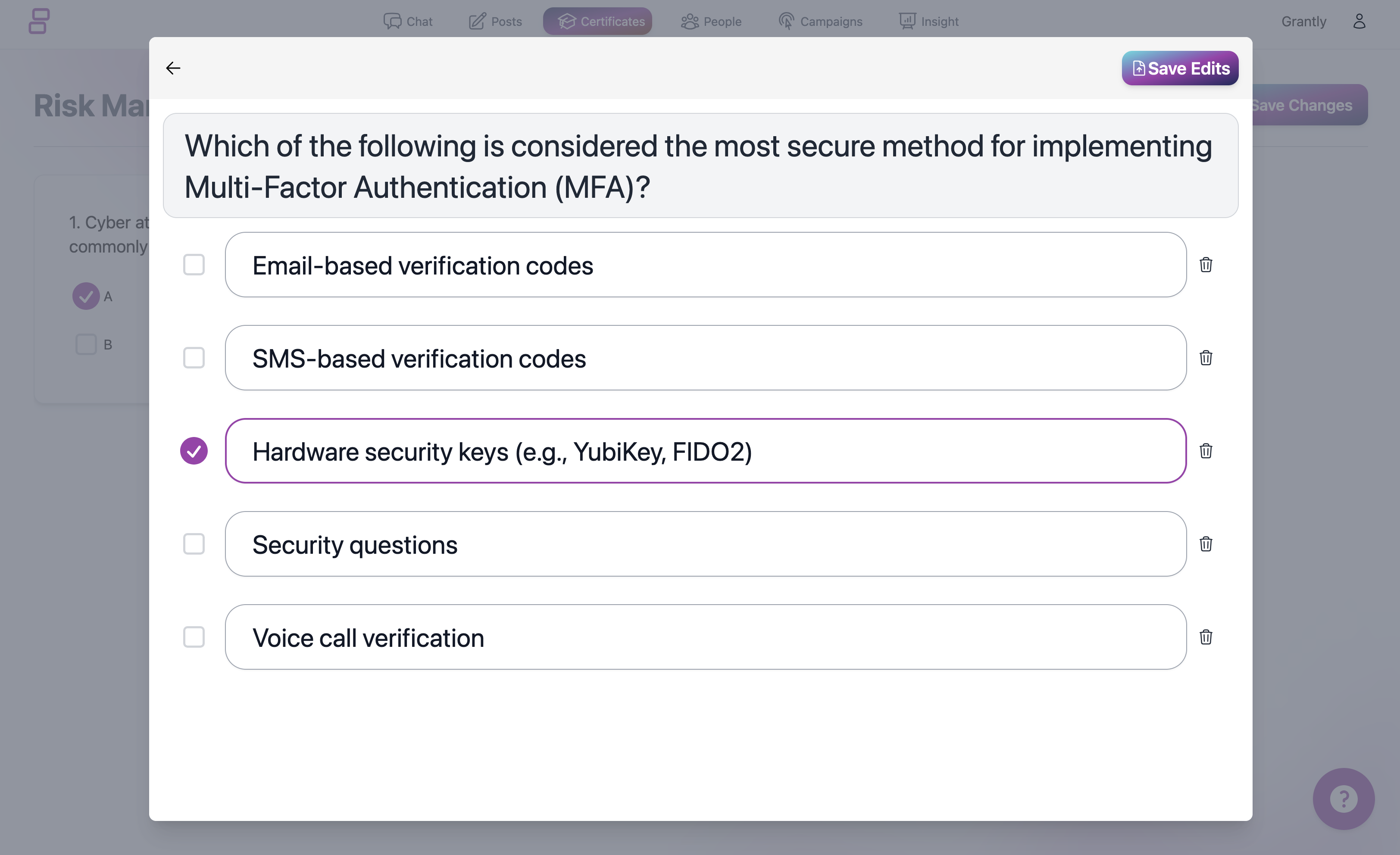 A product image of KnowQo community discussion board.